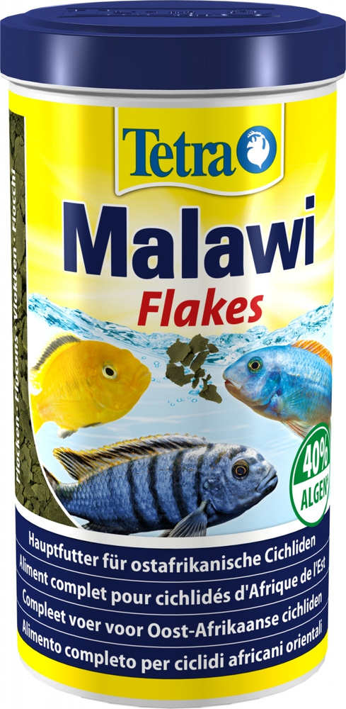 Tetra корм для травоядных цихлид Malawi Flakes, хлопья, 250 мл #1