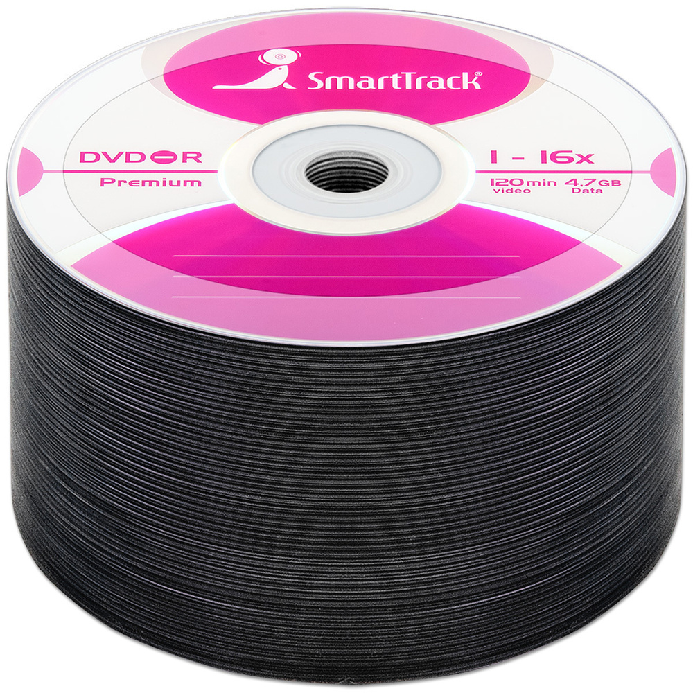 Диск SmartTrack DVD-R 4,7Gb 16x bulk, упаковка 50 шт. #1