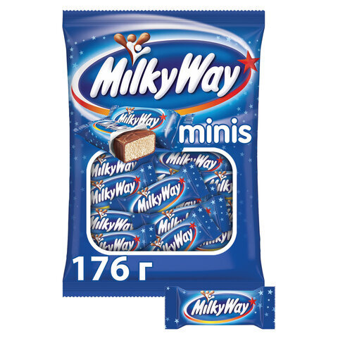 Шоколадные батончики MILKY WAY "Minis", 176 г #1