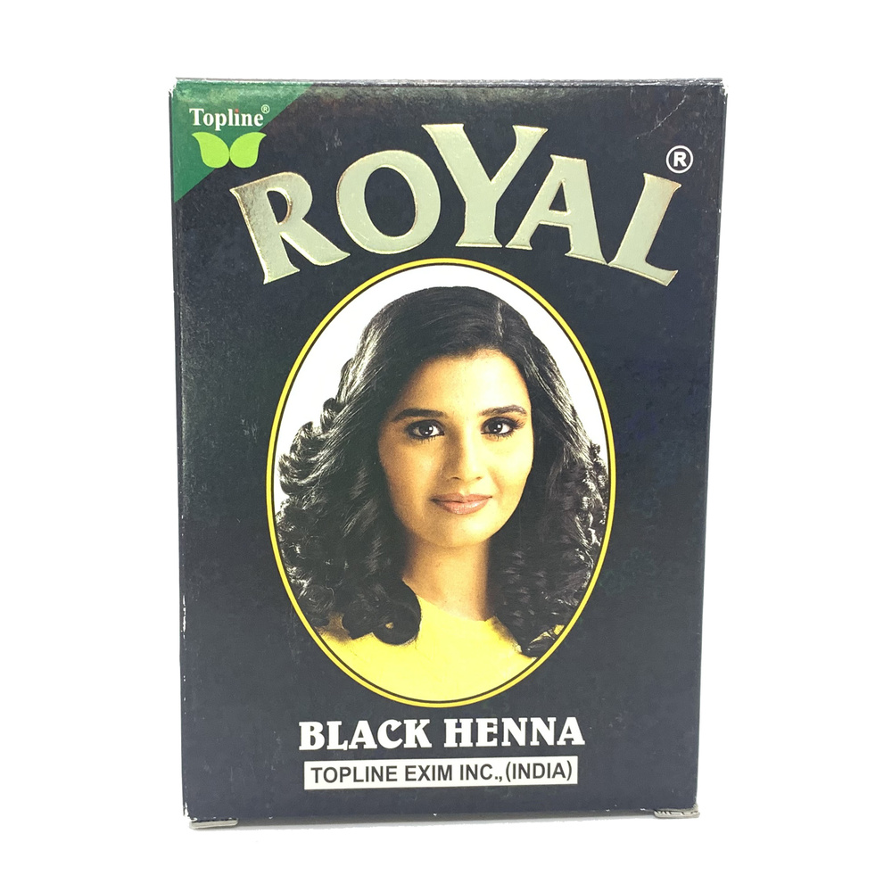 ROYAL BLACK HENNA / Хна для волос / Черная / INDIA / 7 пакетиков #1