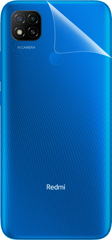 Защитная гидрогелевая пленка на заднюю крышку телефона Xiaomi Redmi 9C / Противоударная глянцевая гидропленка #1