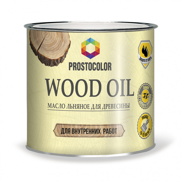 Масло льняное для древесины PROSTOCOLOR Wood Oil 2,2 л #1