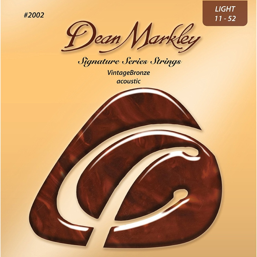 DM2002 Vintage Bronze Комплект струн для акустической гитары, бронза 85/15, 11-52, Dean Markley  #1