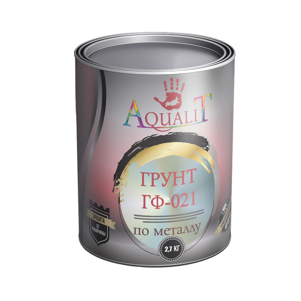 AqualiT Грунтовка Адгезионная, Противокоррозионная 2,7 кг #1
