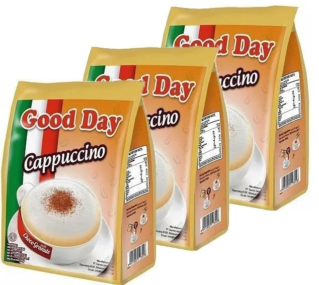 Капучино Good Day с шоколадной крошкой 20 пакетиков (Индонезия) х 3 шт  #1