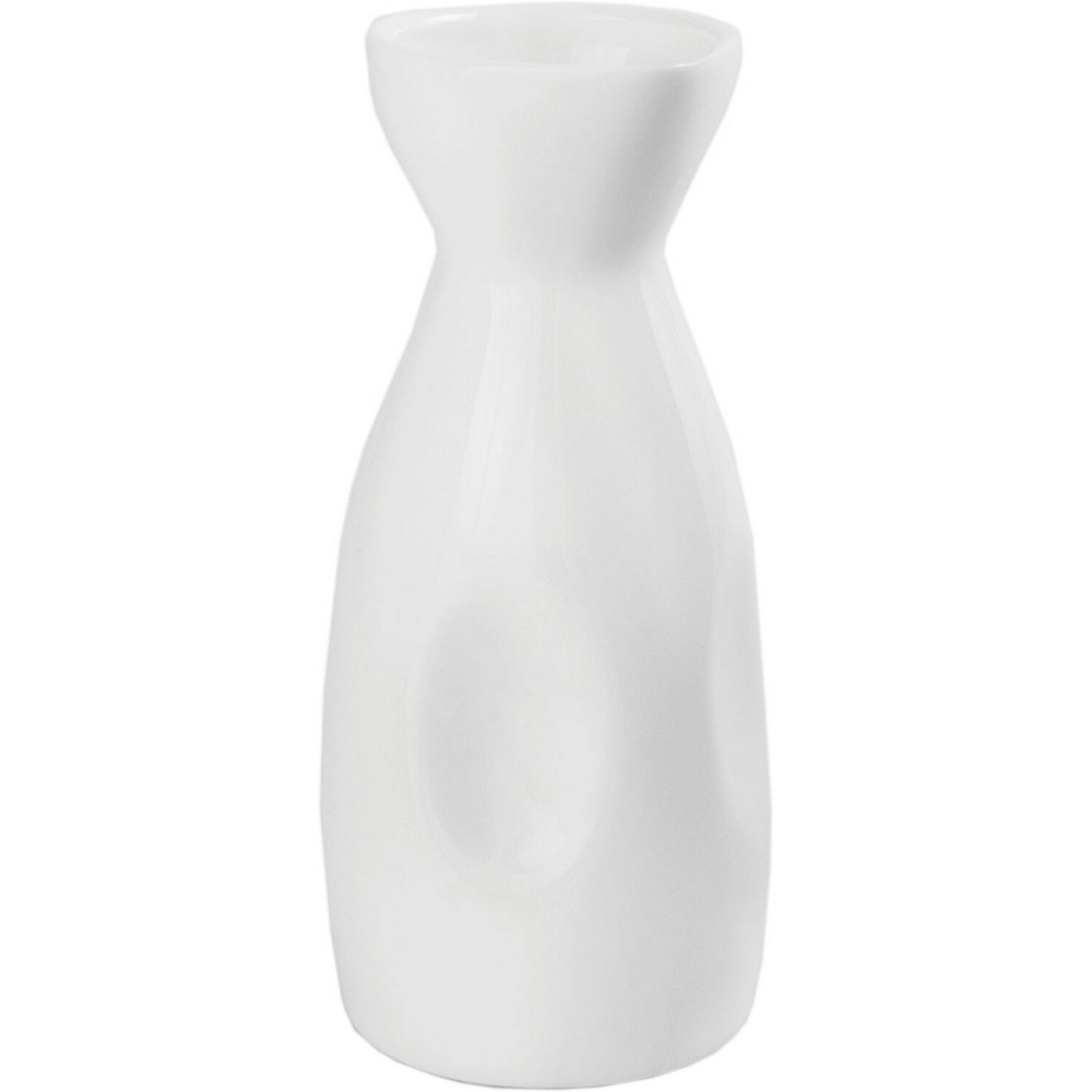 Бутылка для саке Kunstwerk 140мл, 50х50х120мм, фарфор, белый #1
