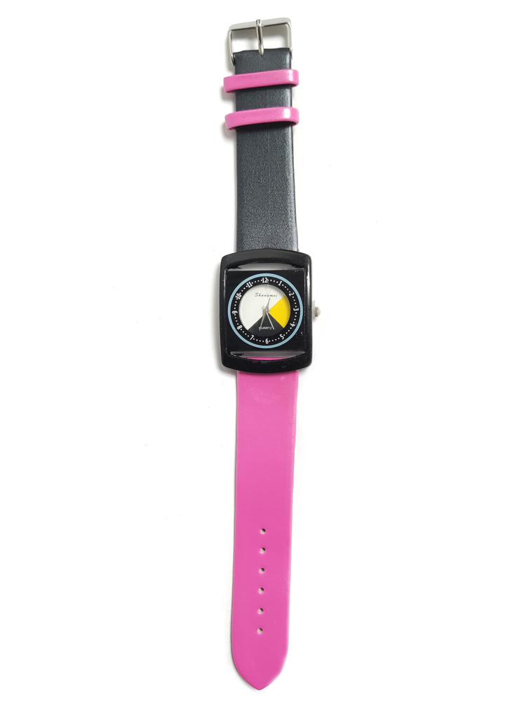 Часы детские наручные, Shang Mei, черный, розовый #1