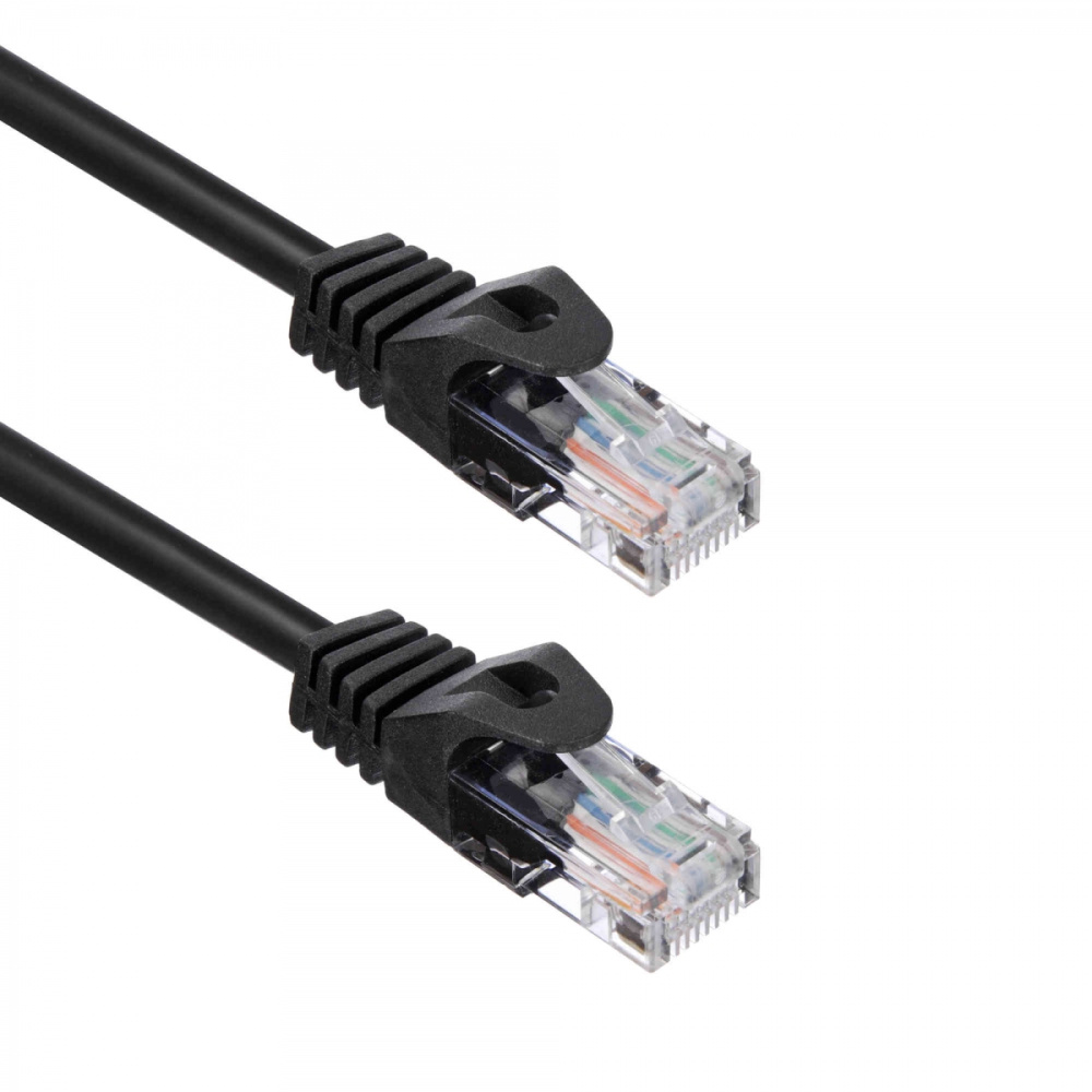 Патч-корд ACD-LPU5C-20M (ACD-LPU5C-20M) Cat5e UTP 24AWG 4Pair, 7/0.18мм CU Черный, 20м, (741852)  #1