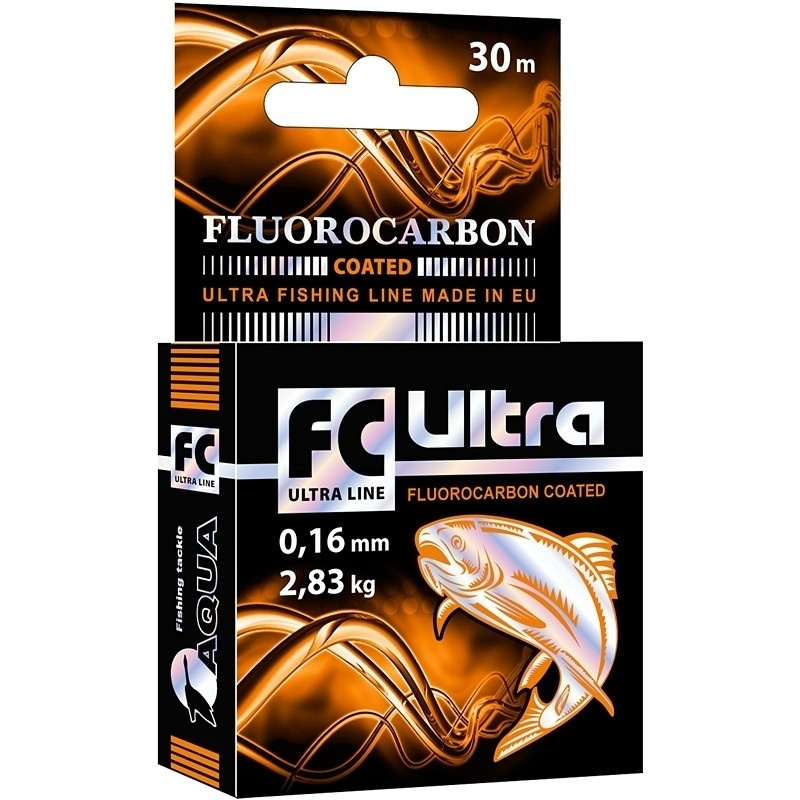 Леска Aqua FC Ultra Fluorocarbon Coated 0.18 30м #1