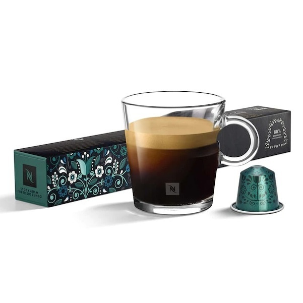 Кофе в капсулах Nespresso World Explorations Stockholm Fortissio Lungo, 10 кап. в уп.  #1