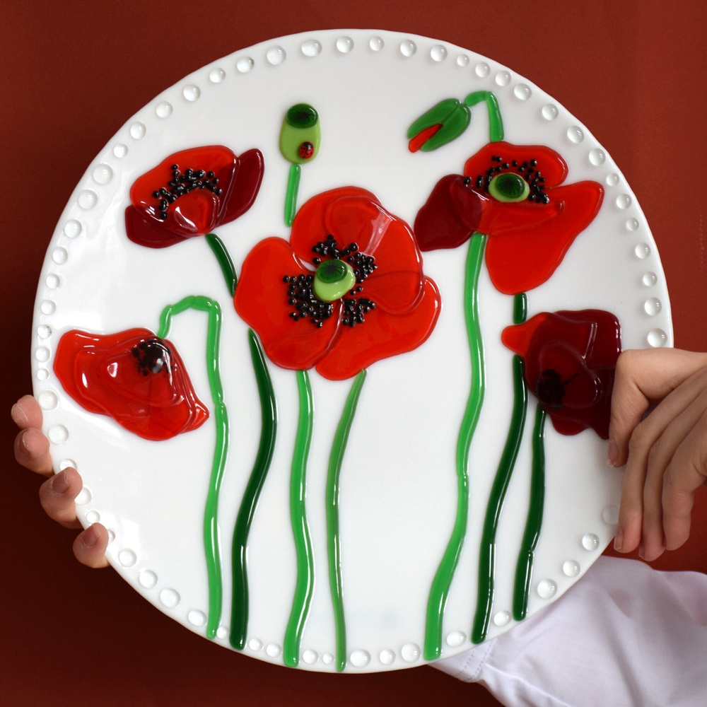 Vitrasole Студия стекла и керамики Декоративная тарелка, 27 см  #1
