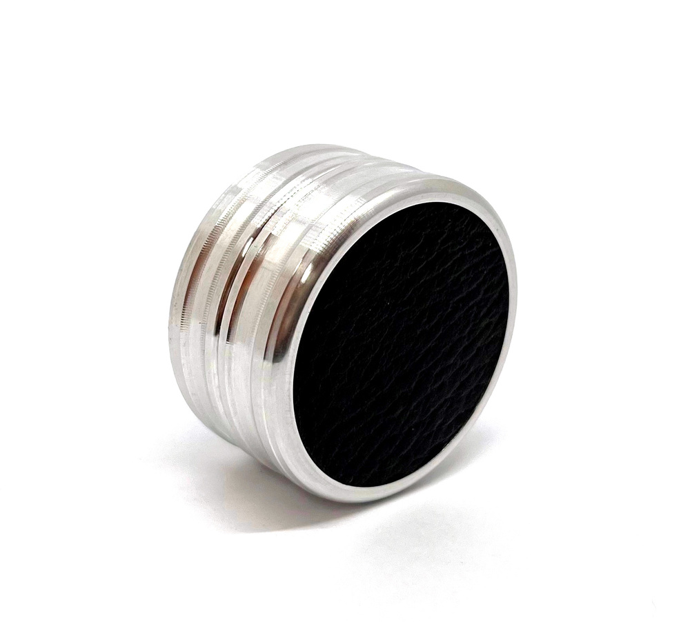 Оснастка "Сатурн-магнит/кожа черный" для круглой печати диаметром 42мм  #1
