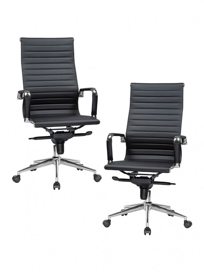 Набор 2 шт. Офисное кресло для руководителей DOBRIN CLARK, LMR-101F, чёрный  #1