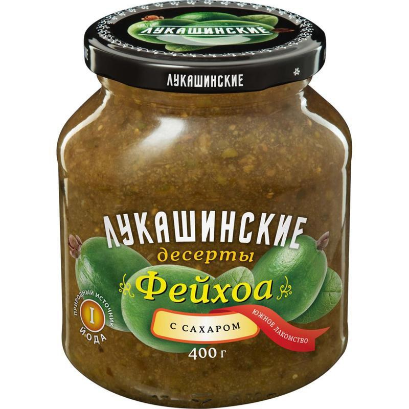 Фейхоа пюре Лукашинские с сахаром 400 г #1