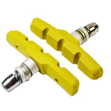 Колодки тормозные для велосипеда Baradine MTB-947V 70мм, для V-Brake, желтый  #1