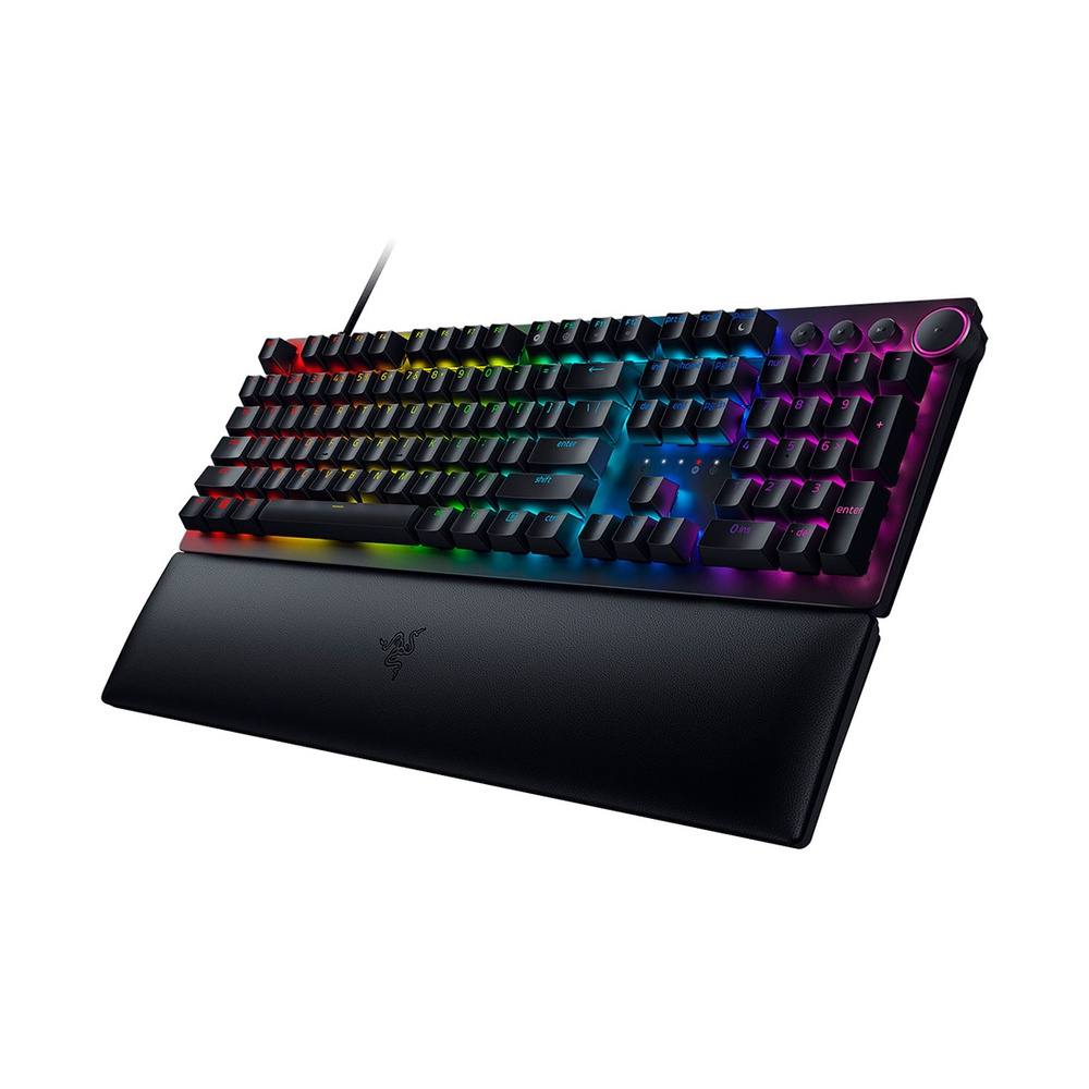 Razer Игровая клавиатура Клавиатура Razer Huntsman V2 (Purple Switch), черный  #1