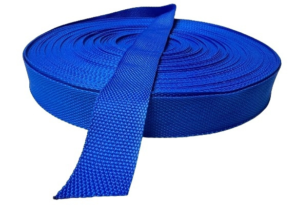 Лента окантовочная / стропа ременная 30 мм, цвет Синий, 7 метров  #1