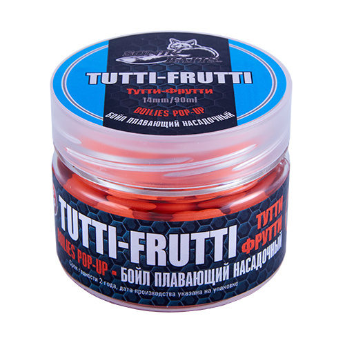 Бойлы насадочные плавающие Sonik Baits TUTTI FRUTTI Fluo Pop-ups 14 мм 90мл (Тутти-Фрутти)  #1