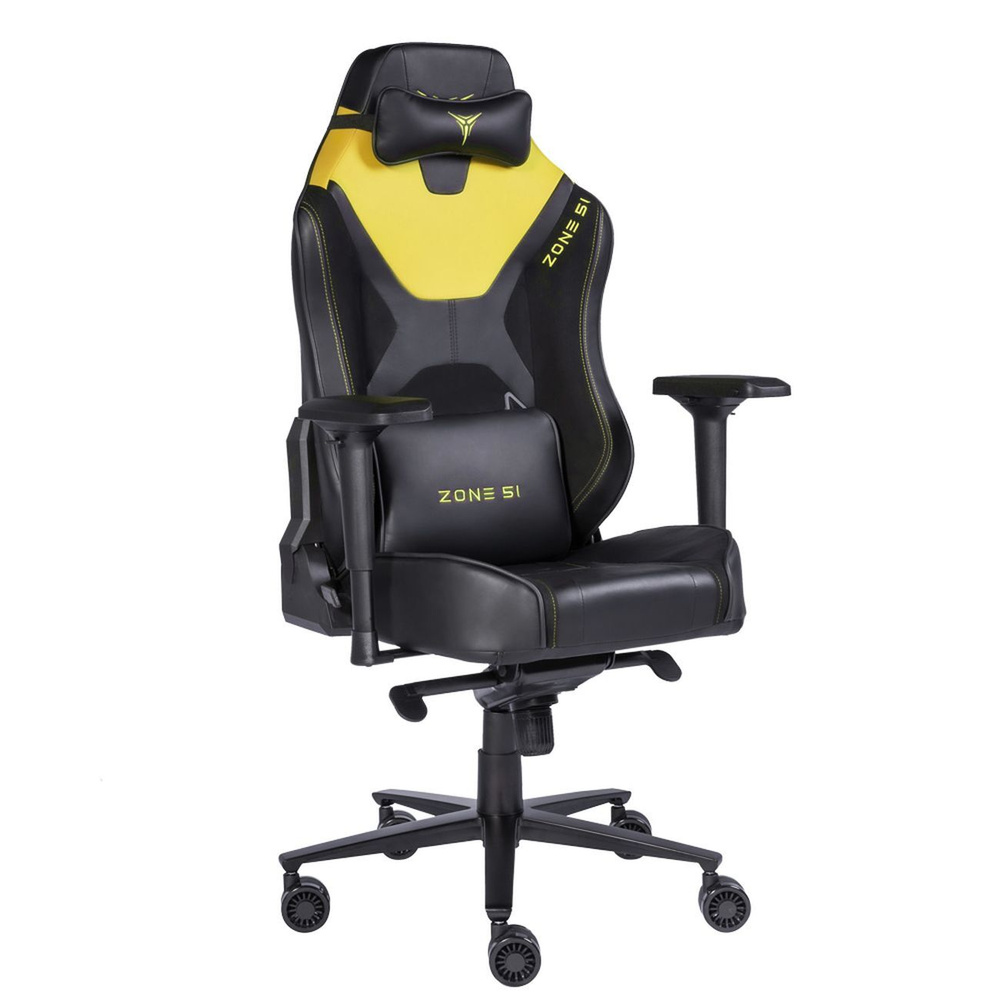 ZONE 51 Игровое компьютерное кресло, черный, желтый #1