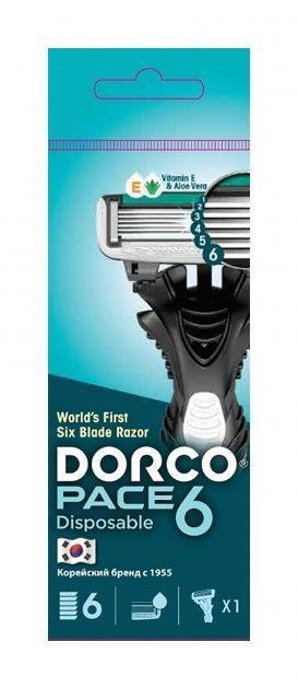 Одноразовый бритвенный станок DORCO 6 лезвий #1