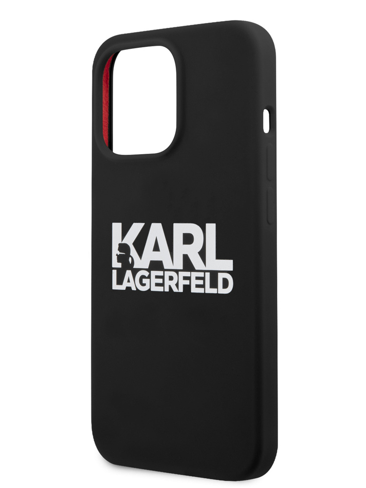 Чехол-накладка Karl Lagerfeld для iPhone 13 Pro / на Айфон 13 Про / бампер / кейс силиконовый Liquid #1