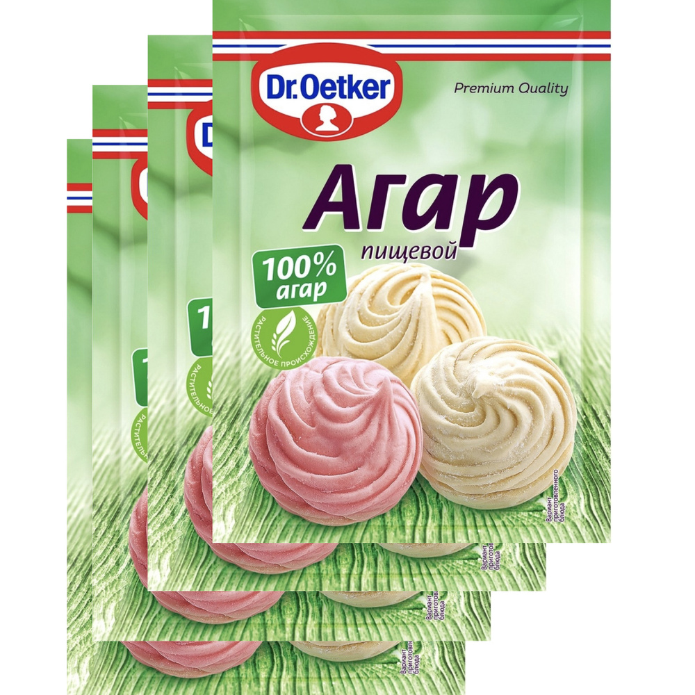 Агар Dr.Oetker пищевой 7 г 4 шт #1