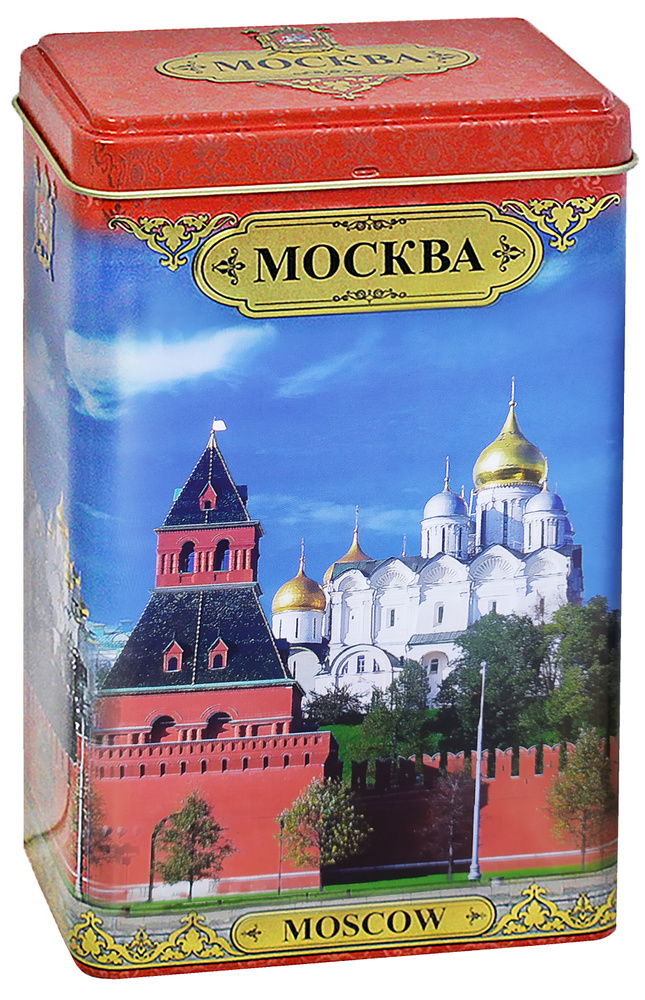 Чай черный подарочный Москва: Кремль , Архангельский собор, Успенский собор, Колокольня Ивана Великого #1