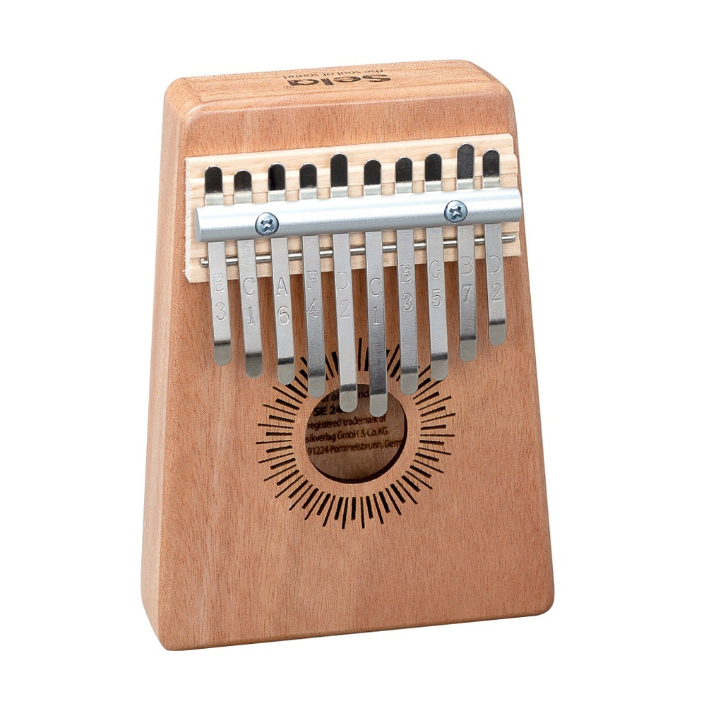 Kalimba 10 Калимба 10 язычков, красное дерево, с чехлом, Sela SE-240  #1