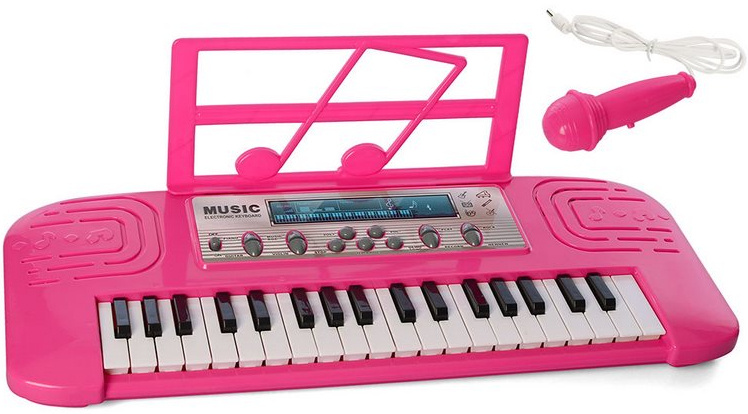 Синтезатор с микрофоном детский / Пианино детское музыкальное для мальчиков для девочек для малышей / #1