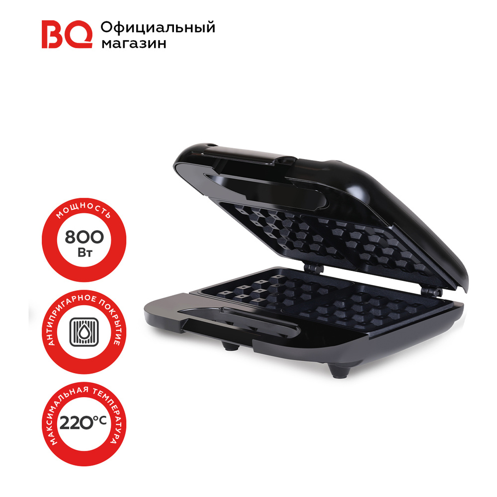 Вафельница электрическая BQ ST1005 Black-Steel WAFFLE #1