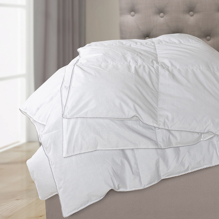 Kariguz Одеяло 1,5 спальный 140x205 см, Всесезонное, Летнее, с наполнителем Гусиный пух, Перо, комплект #1