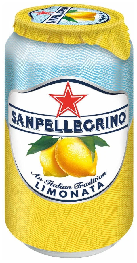 Газированный напиток S.Pellegrino / Сан Пеллегрино со вкусом Лимона ж/банка (0,33л*24шт)  #1