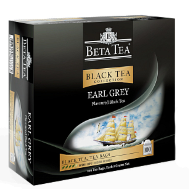 Чай черный Бета 100 пакетов с бергамотом #1