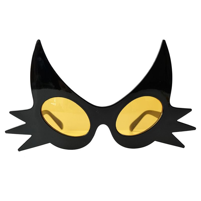 Карнавальные очки "Кошечка" Черная #1