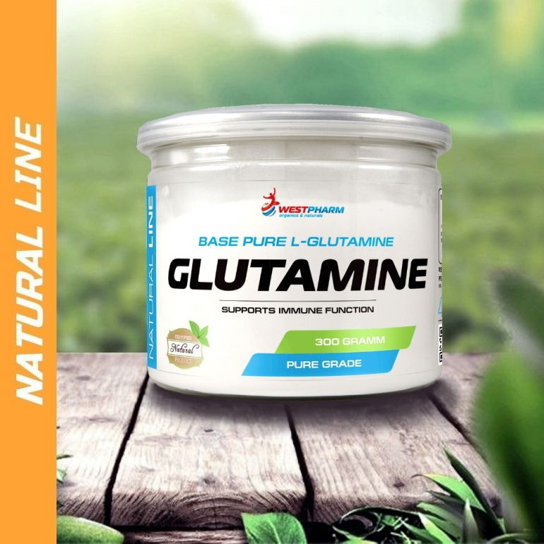 Westpharm / Natural Line / Glutamine / Глютамин / Восстановление / Иммунитет / 300 гр, 60 порций  #1