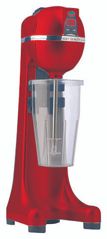 Миксер для молочных коктейлей, милкшейкер Johny AK/2-2TA TIMER ECO красный. 0.4 кВт, 1 стакан, емкость #1
