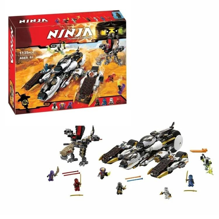 Большой конструктор Ninjago Внедорожник с суперсистемой маскировки Ниндзя 1135 деталь / конструктор для #1