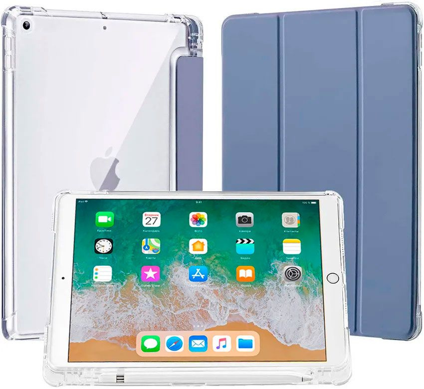 Чехол для планшета Apple iPad 9 10.2 (2021) / iPad 8/7 10.2 (2020/2019), с отделением для стилуса, из #1