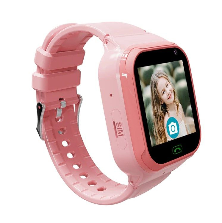 Smart Baby Watch LT36 Розовые - Детские Умные Часы с Сим Картой и Видео Вызовом, Видеокамерой 4G, GPS, #1