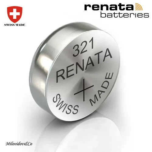 Renata Батарейка 321 (SR65, SR616), Оксид-серебряный тип, 1,55 В, 1 шт #1