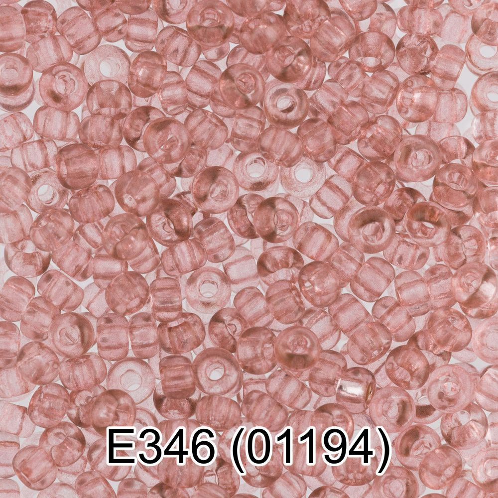 Бисер Чехия "GAMMA" 10/0 2.3 мм 50 г 1-й сорт E346 св.розовый ( 01194 ), 1 шт. в заказе  #1