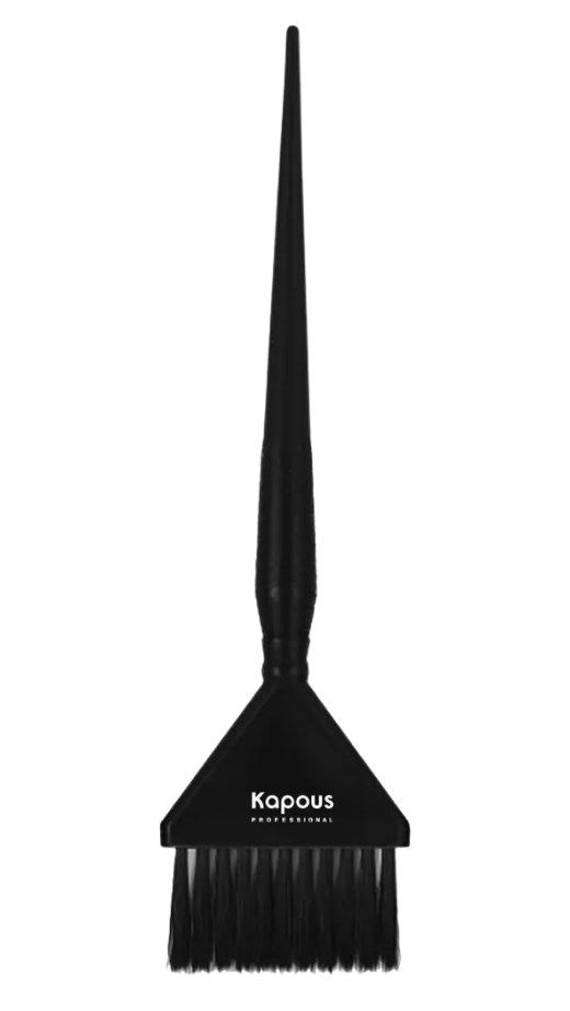 Kapous Professional Кисть прямая для окрашивания 214*56 мм, черная #1