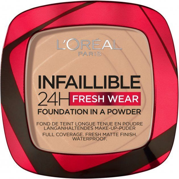 L'Oreal Paris Пудра компактная для лица Infaillible Свежий Тон, 120, Лореаль  #1