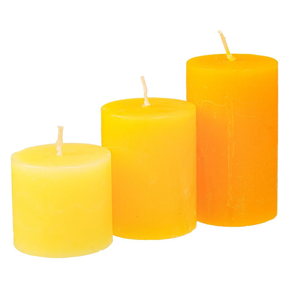 Простые решения Набор ароматических свечей "Персик", 14.5 см  #1