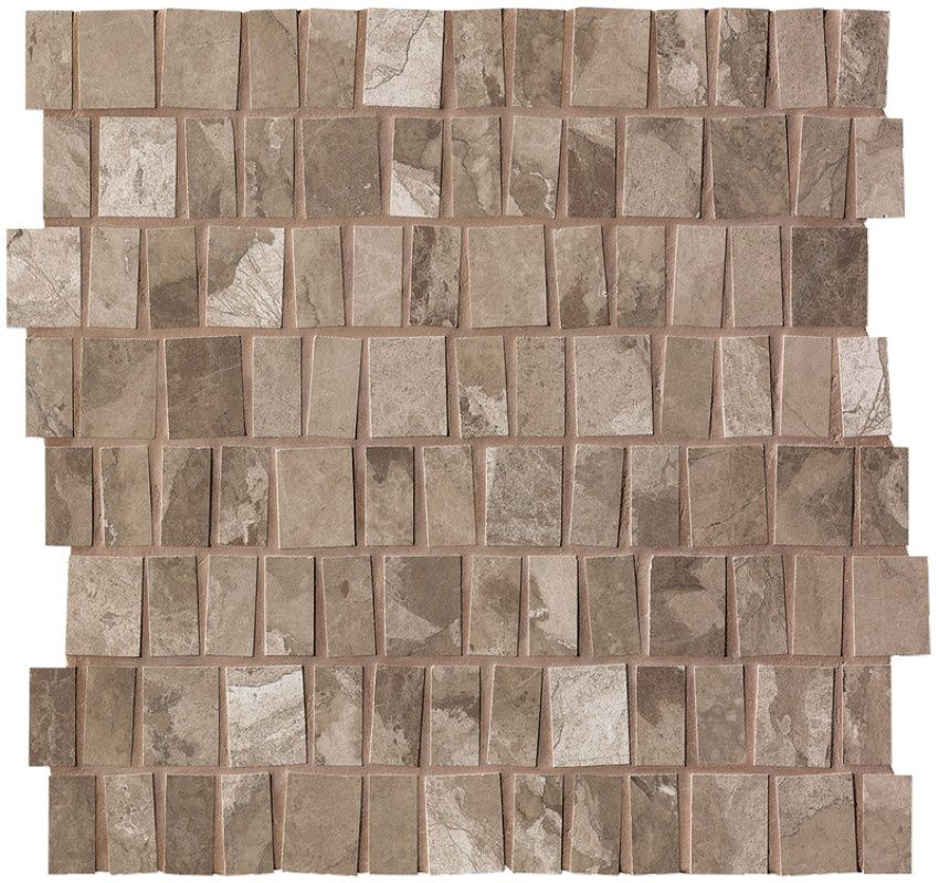 Мозаика Fap Sheer Camou Beige Bar Mosaico 30.5x30.5 fPDH под камень матовая изностойкая  #1