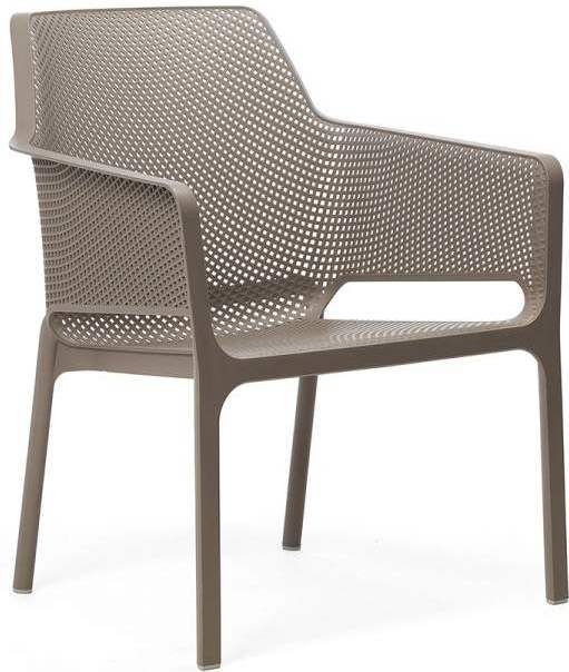 Пластиковое уличное дачное кресло Net Relax, цвет тортора, NARDI  #1