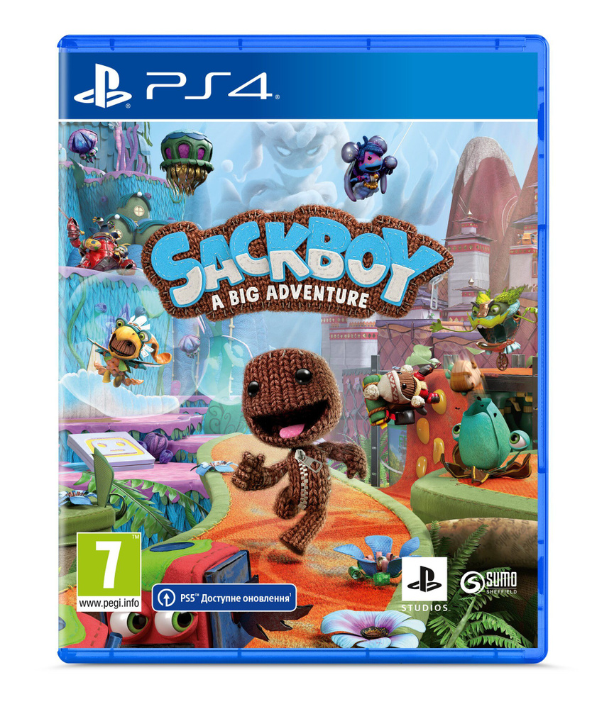 Игра Сэкбой: Большое приключение (Sackboy: A Big Adventure) (PlayStation 4,  Русская версия) купить по низкой цене с доставкой в интернет-магазине OZON  (356316346)