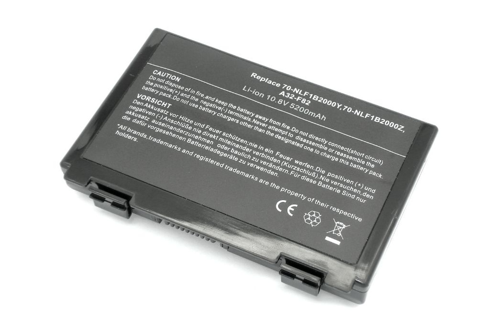 Батарея A32-F82 для Asus K50, F52, K70, P50, X50, X70 (5200mAh, черная), OEM #1