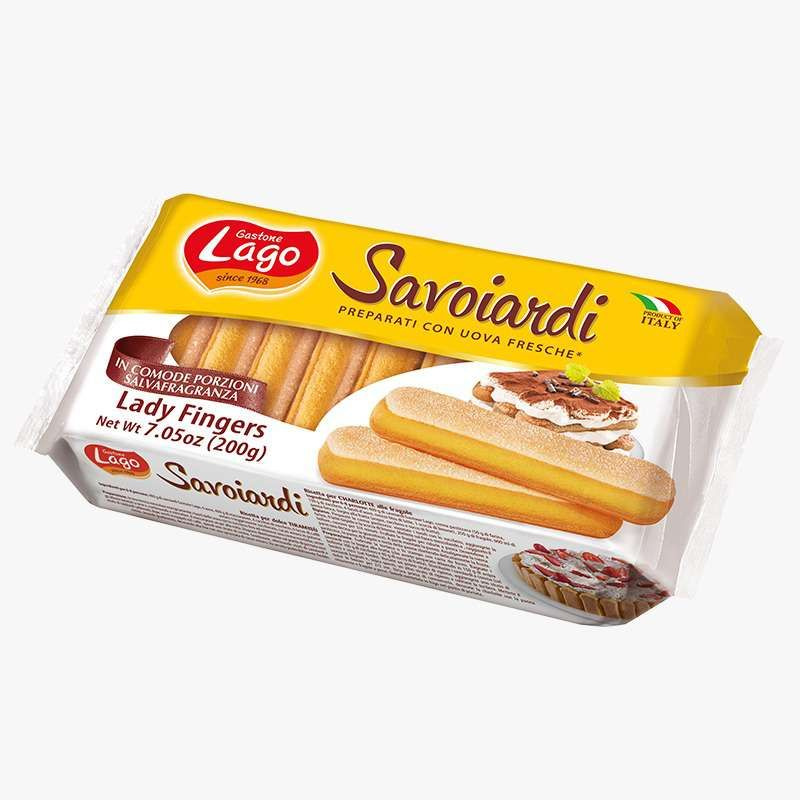 Печенье сахарное для тирамису "Савоярди" Gastone Lago, 200г, Италия  #1