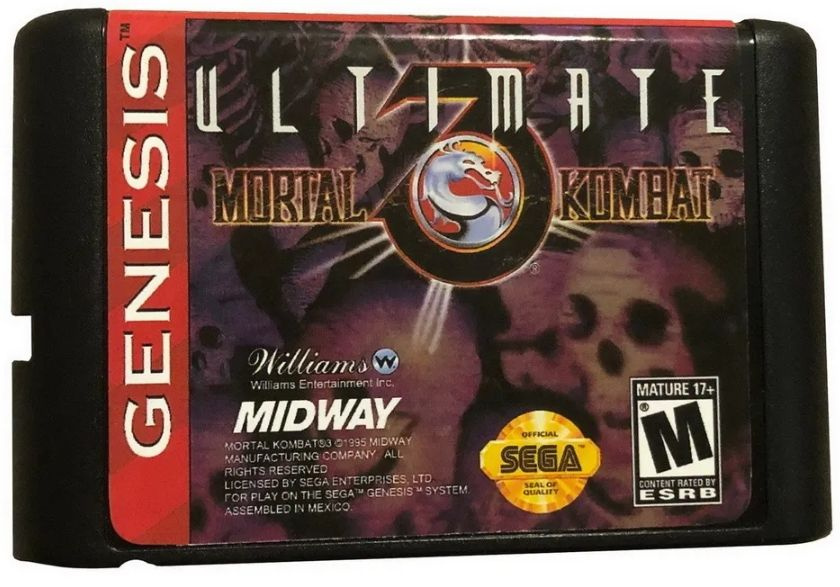 Картридж Игра Sega Mortal Kombat 3 Ultimate (без коробки) #1